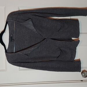 Eileen Fisher 100% Linen Rib Knit Cardigan